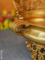 Brass Lakshmi-Ganesha-Saraswathi Urli - Wl4108