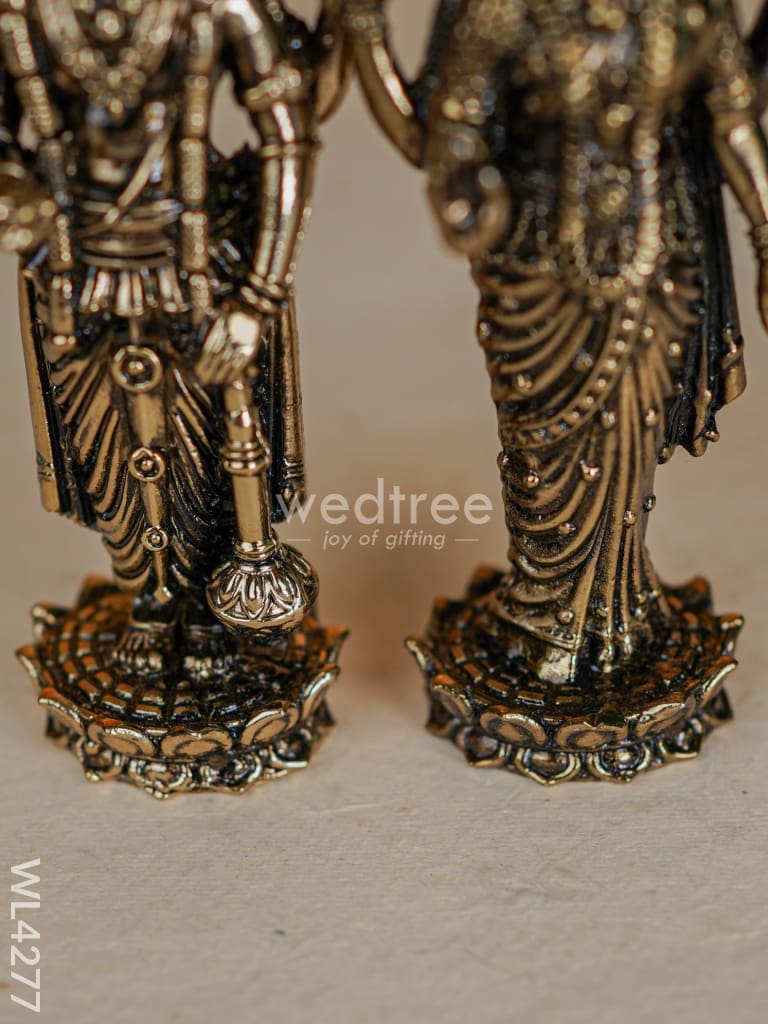 Brass Antique Lakshmi-Vishnu - Wl4277 Figurines