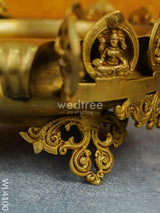 Brass Lakshmi Urli With Ashtalakshmi - Wl4100