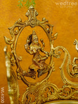 Brass Lakshmi Urli With Ashtalakshmi - Wl4100