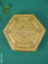 Brass Lotus Designed Chowki - Wl4668 Utility