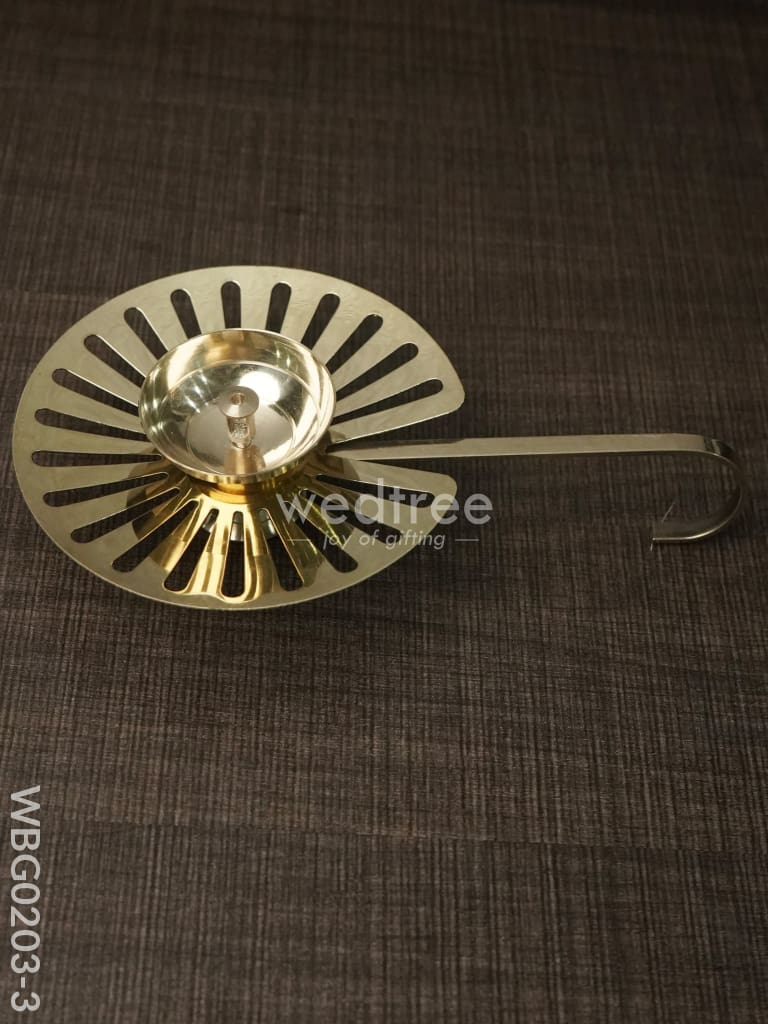 Lotus Leaf Shaped Diya - Wbg0203 Diya-Large Diyas