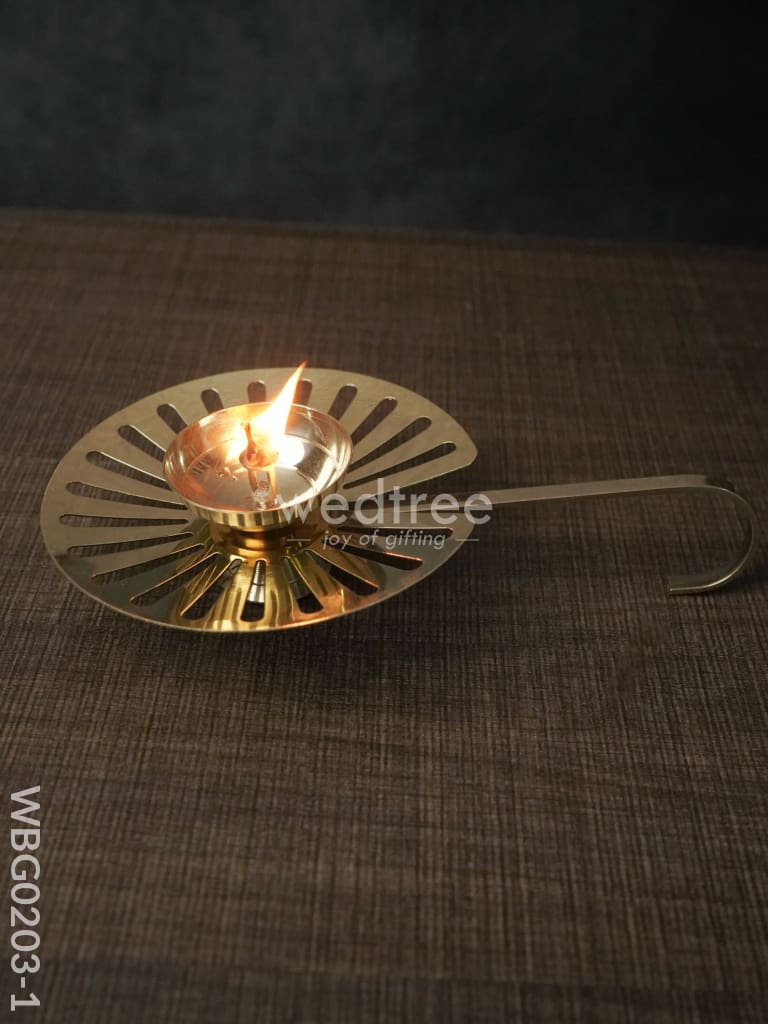 Lotus Leaf Shaped Diya - Wbg0203 Diyas