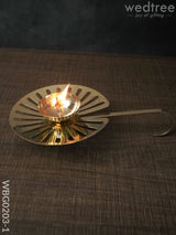 Lotus Leaf Shaped Diya - Wbg0203 Diyas