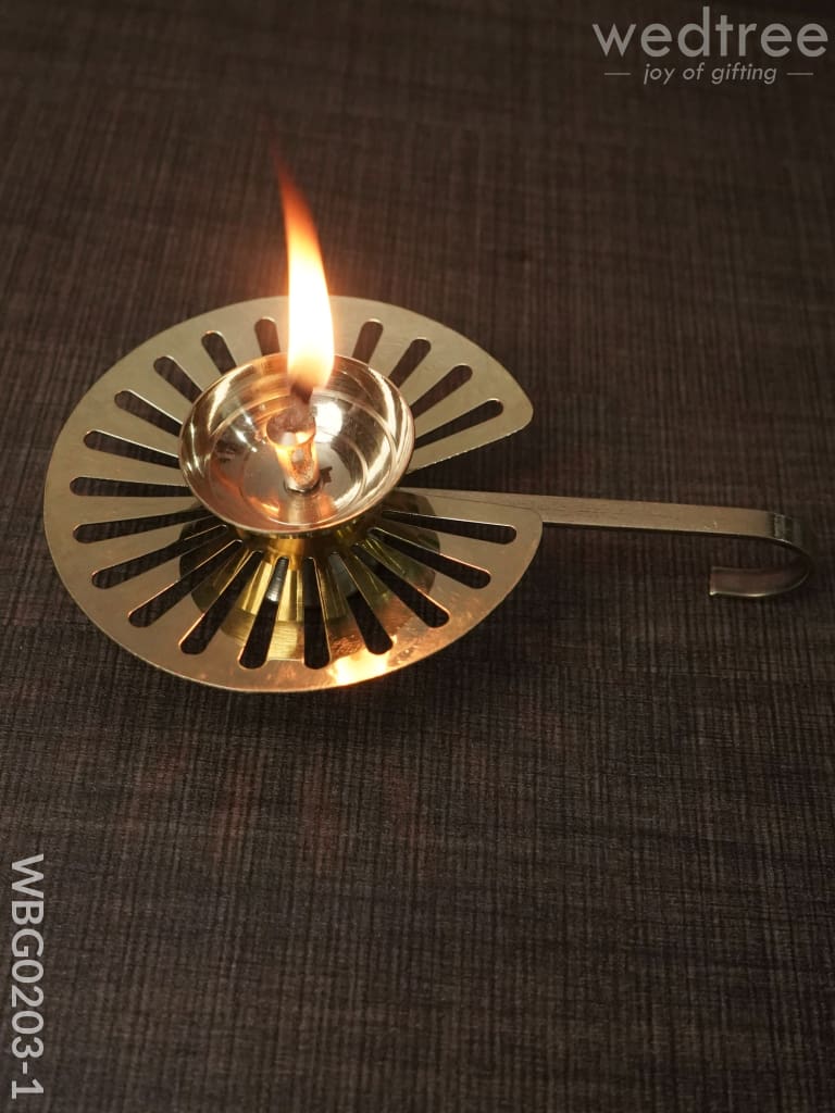 Lotus Leaf Shaped Diya - Wbg0203 Diyas