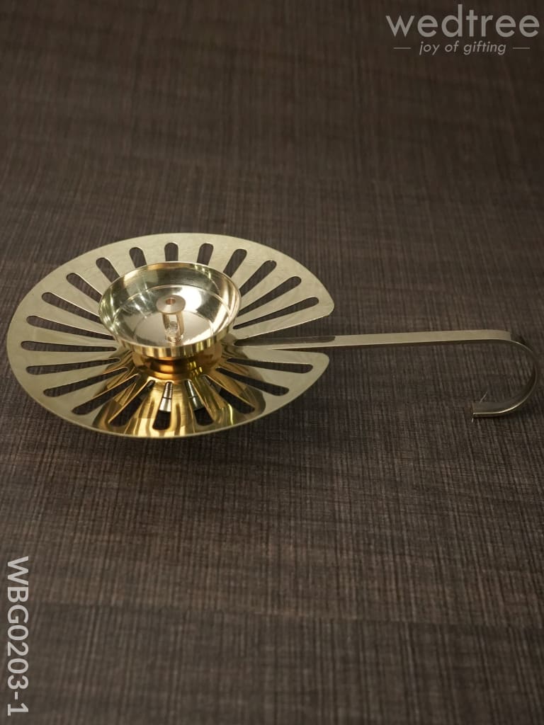 Lotus Leaf Shaped Diya - Wbg0203 Diyas