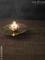 Lotus Leaf Shaped Diya - Wbg0203 Diyas