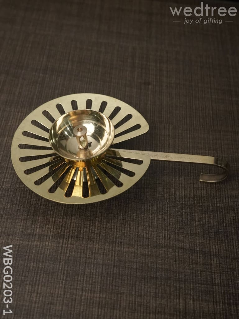 Lotus Leaf Shaped Diya - Wbg0203 Diyas