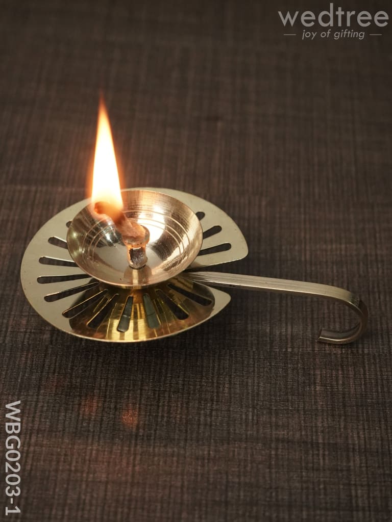 Lotus Leaf Shaped Diya - Wbg0203 Diyas