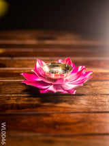 Lotus Shaped Diya - Wl0046 Brass