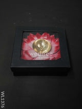 Brass Lotus Shaped Diya - Wl1376