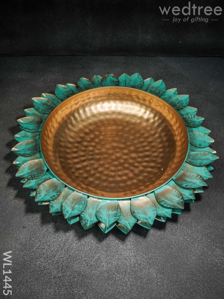 Brass Lotus Urli - Large Wl1445 Metal Decor