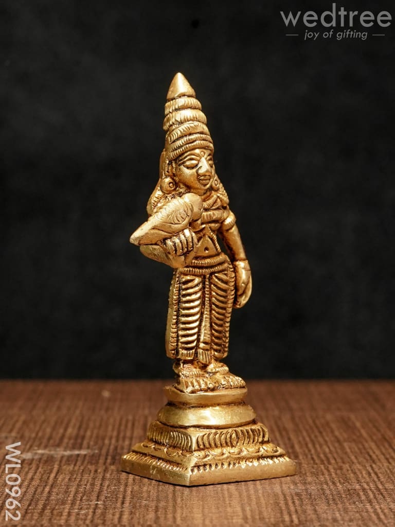 Brass Madurai Meenakshi - Wl0962 Figurines