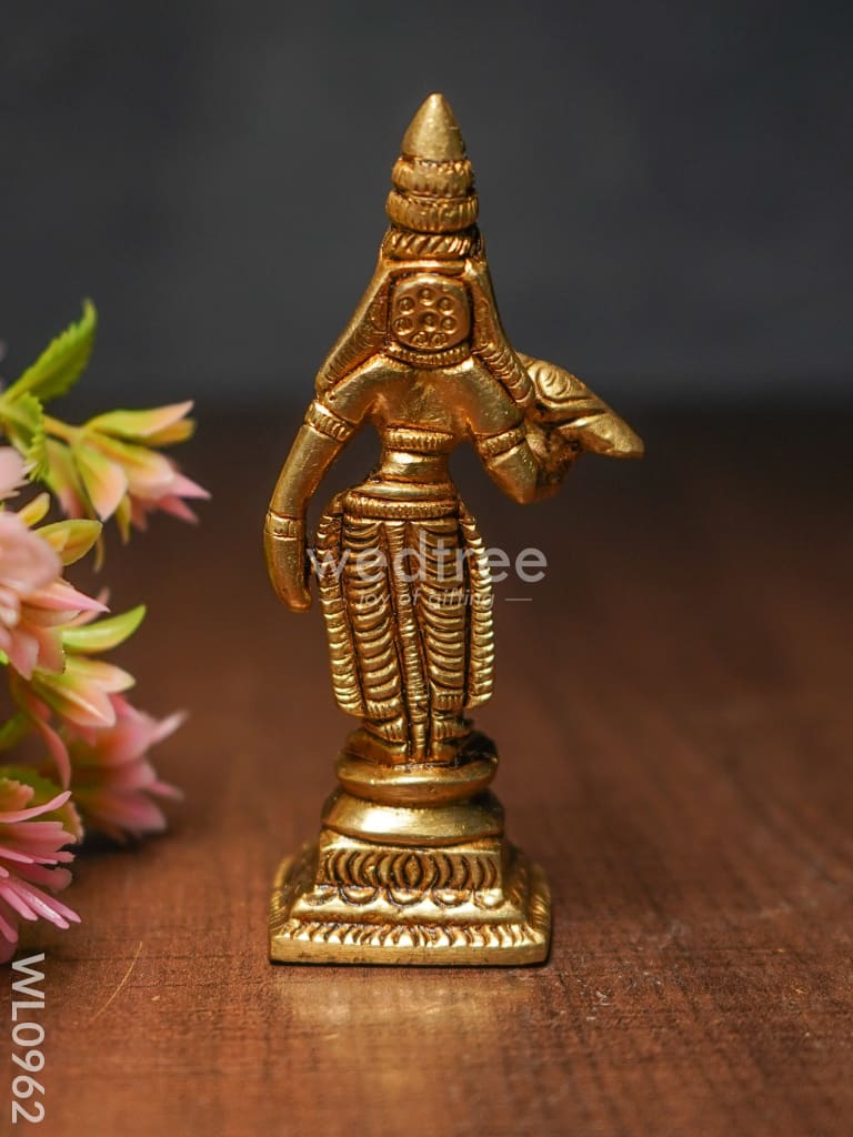 Brass Madurai Meenakshi - Wl0962 Figurines