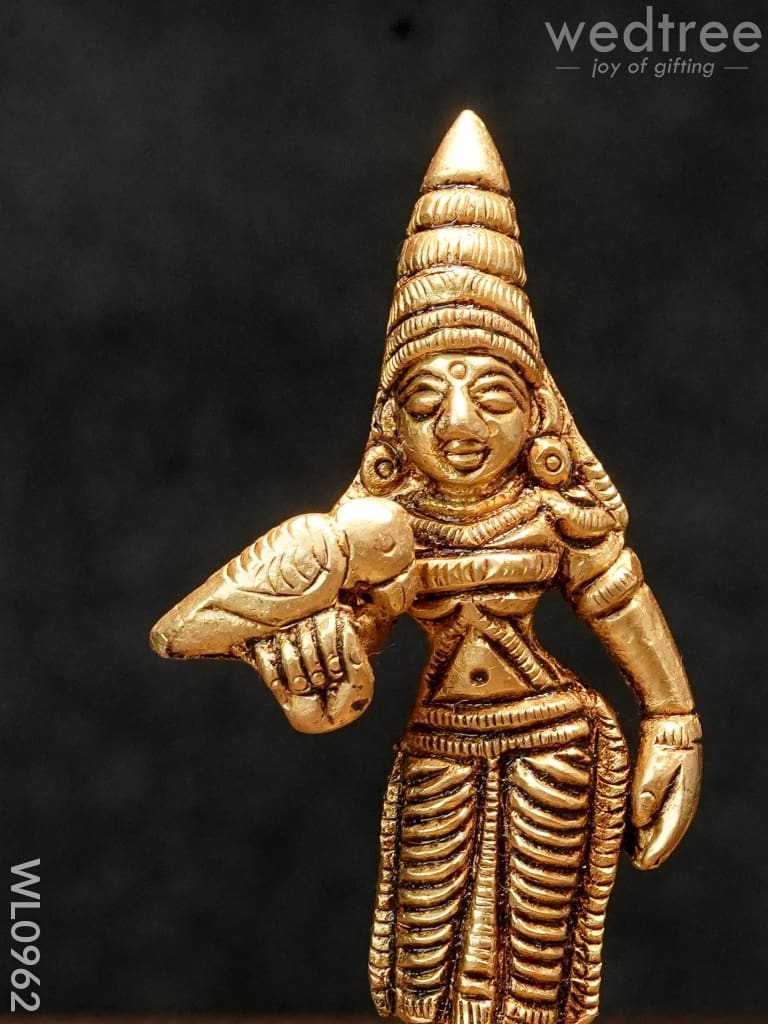 Brass Madurai Meenakshi - Wl0962 Figurines