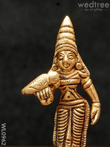 Brass Madurai Meenakshi - Wl0962 Figurines