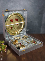 Brass (Meenakari) Pooja Thali Set - Wl2748 Utility