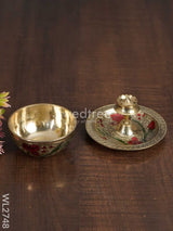 Brass (Meenakari) Pooja Thali Set - Wl2748 Utility