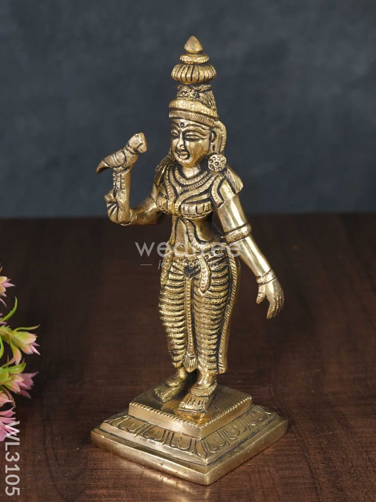 Brass Meenakshi Idol - Wl3105 Figurines