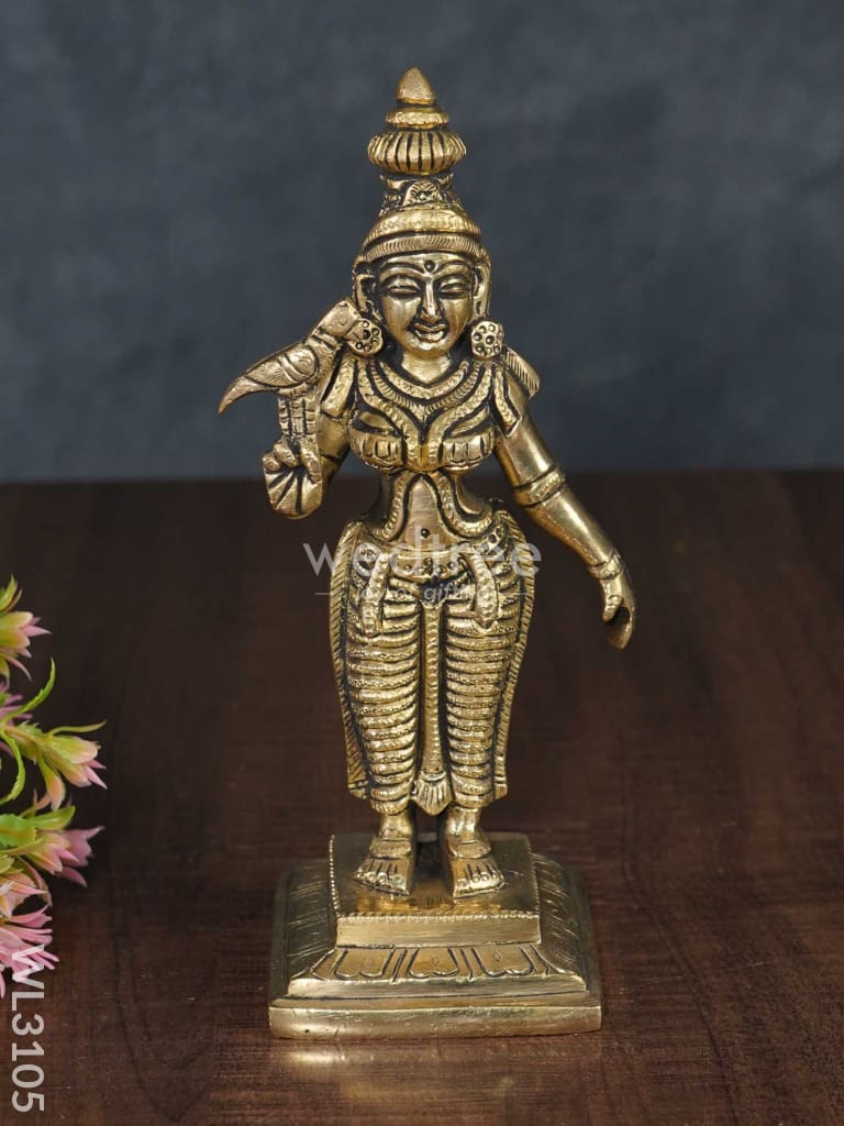 Brass Meenakshi Idol - Wl3105 Figurines