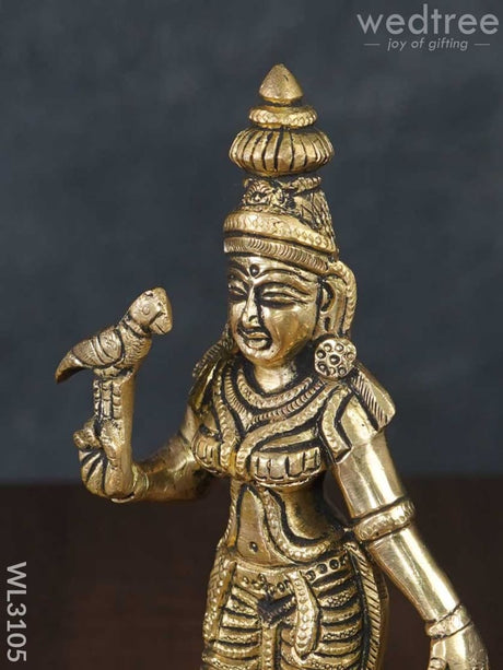 Brass Meenakshi Idol - Wl3105 Figurines