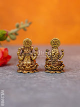 Brass Miniature Ganesha-Lakshmi Idols - Wl3988 Figurines