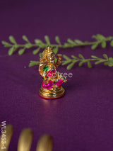 Brass Miniature Lakshmi Idol - Wl3453 Figurines