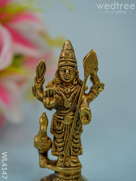 Brass Lord Murugan - Wl4147 Figurines