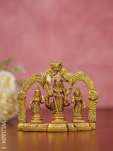 Brass Murugan Valli Deivanai In Frame - Wl3684 Figurines