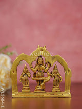 Brass Murugan Valli Deivanai In Frame - Wl3684 Figurines