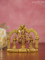 Brass Murugan Valli Deivanai In Frame - Wl3684 Figurines