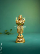 Brass Paavai Diya - Set Of 2 Wl3937