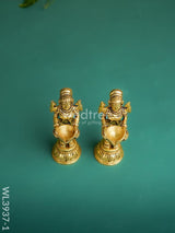 Brass Paavai Diya - Set Of 2 Wl3937