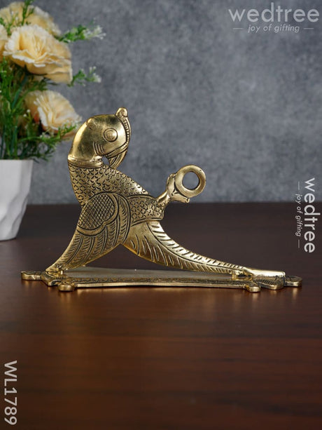 Brass Parrot Bracket (Black Antique Finish) - Wl1789 Utility