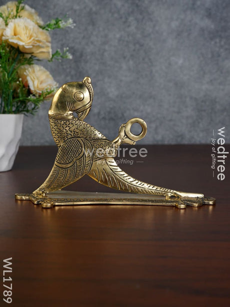 Brass Parrot Bracket (Black Antique Finish) - Wl1789 Utility