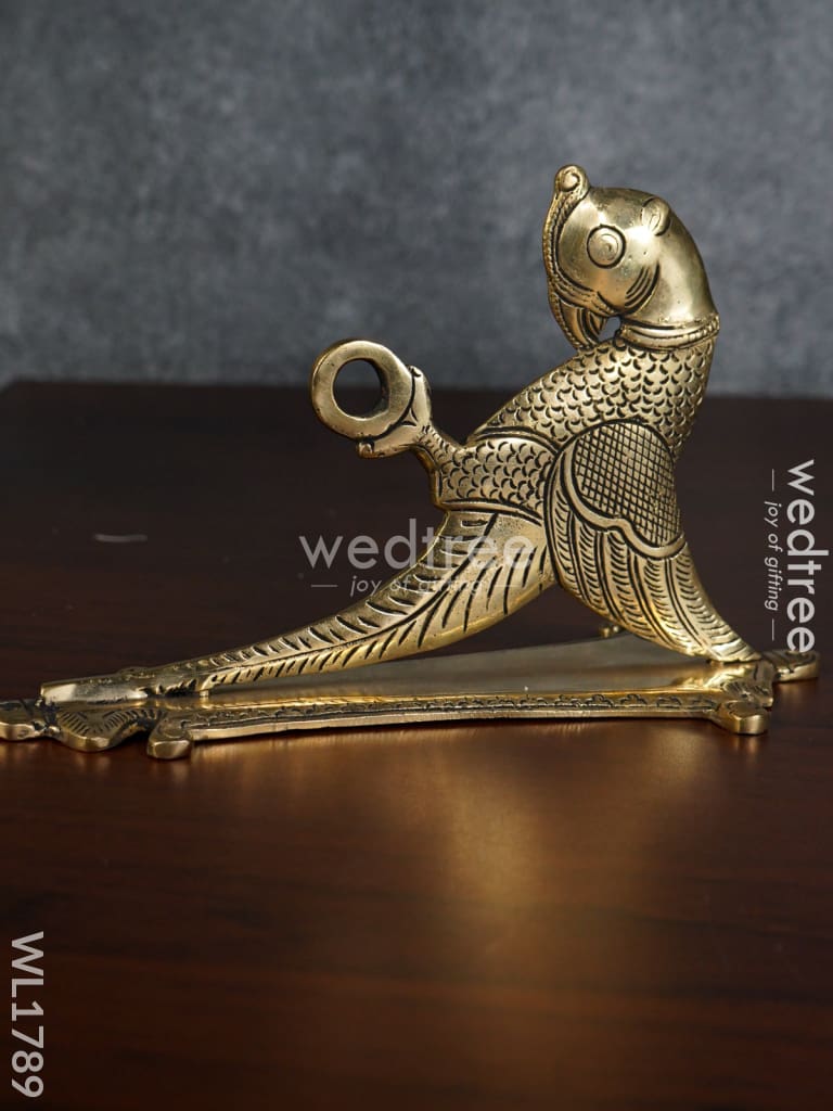 Brass Parrot Bracket (Black Antique Finish) - Wl1789 Utility