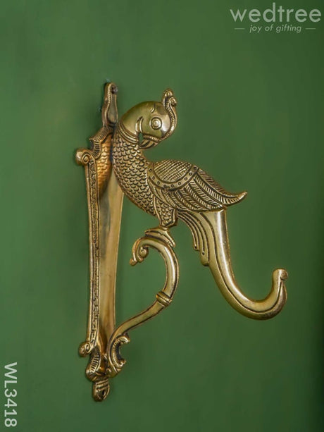 Brass Parrot Bracket - Wl3418 Figurines