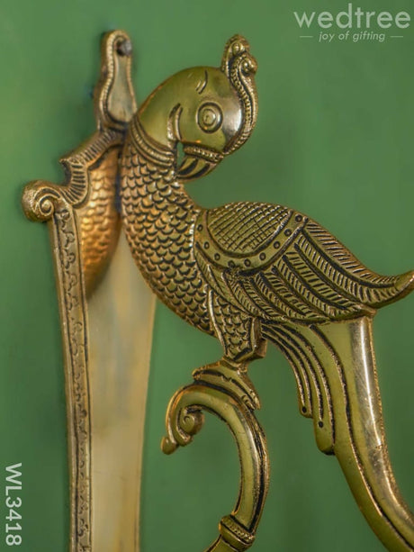 Brass Parrot Bracket - Wl3418 Figurines