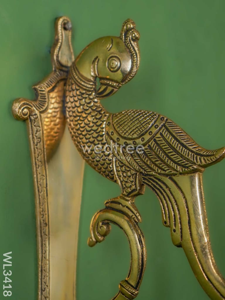 Brass Parrot Bracket - Wl3418 Figurines