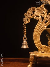 Brass Peacock Stand Diya - Wl0017-1