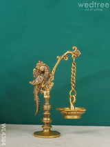 Brass Peacock Stand Hanging Diya - Wl4384