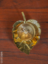 Brass Pipal Leaf Shape Diya - Wbg1055 Diyas