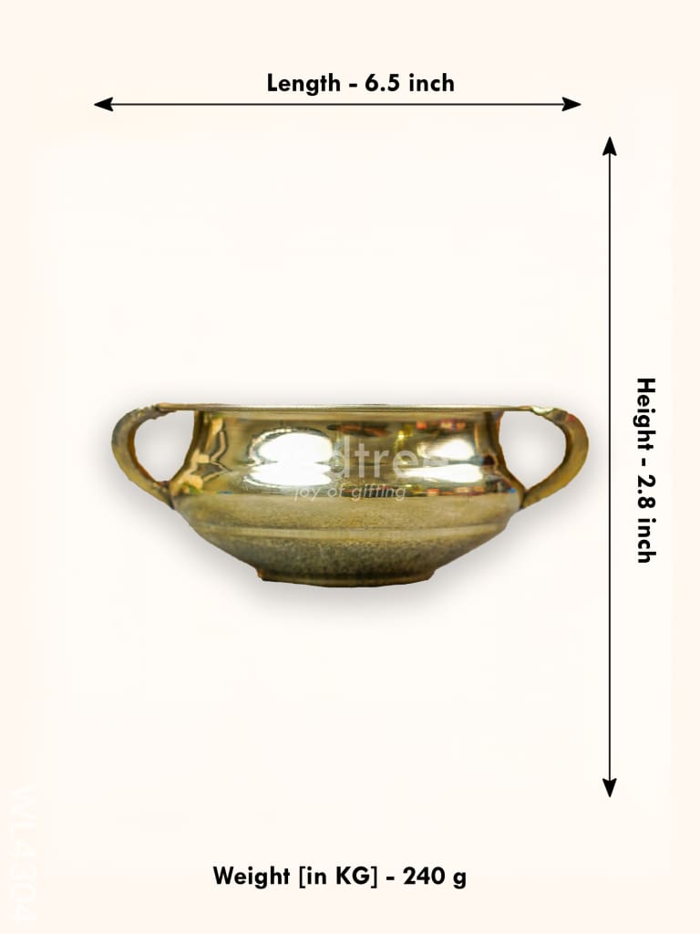 Brass Plain Urli - 5 Inch Wl4304