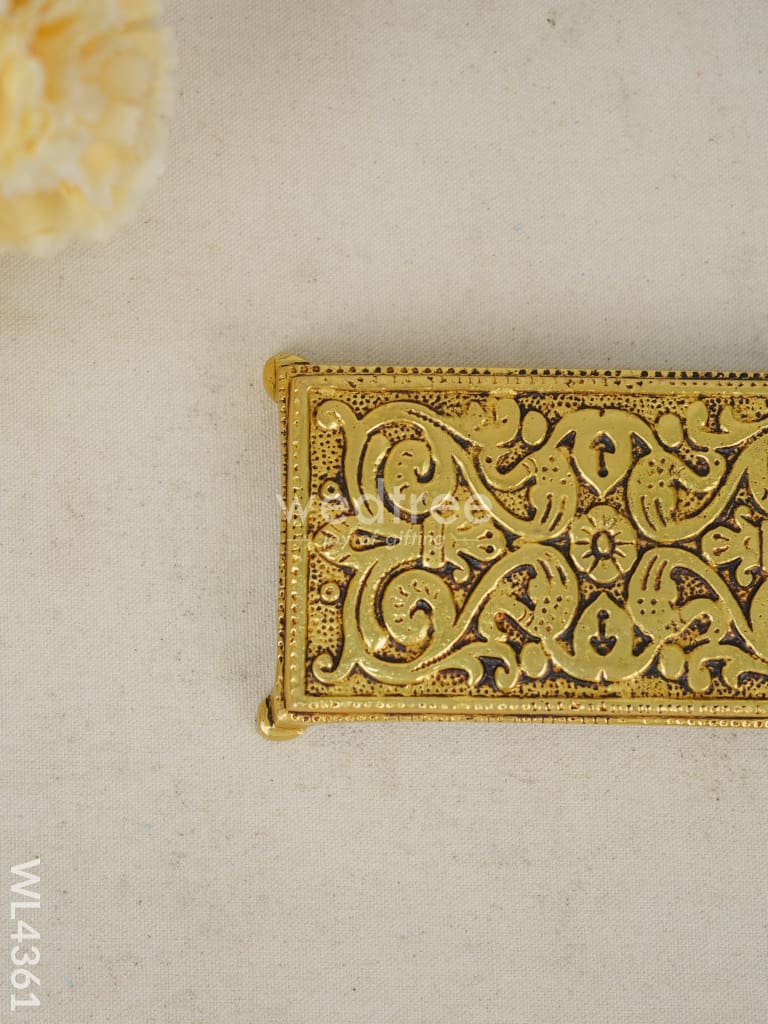 Brass Pooja Choki - Rectangle Wl4361 Utility