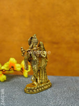 Brass Radha-Krishna Idol - Wl3992 Figurines