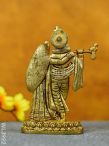 Brass Radha-Krishna Idol - Wl3992 Figurines