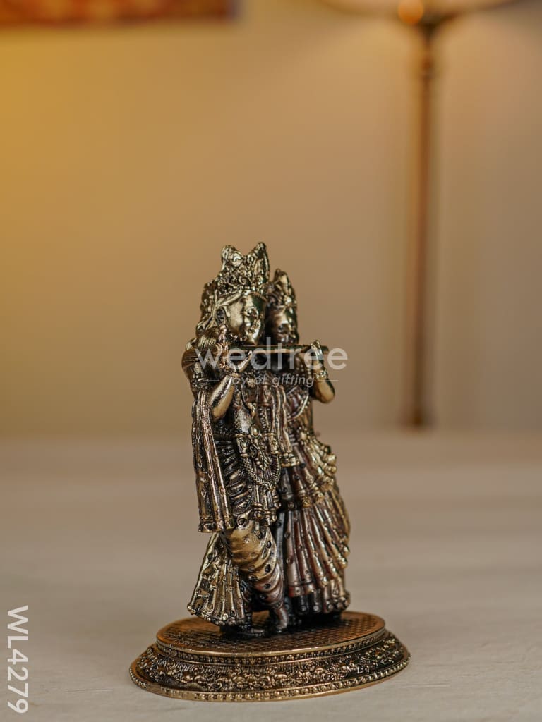 Brass Radha Krishna - Wl4279 Figurines