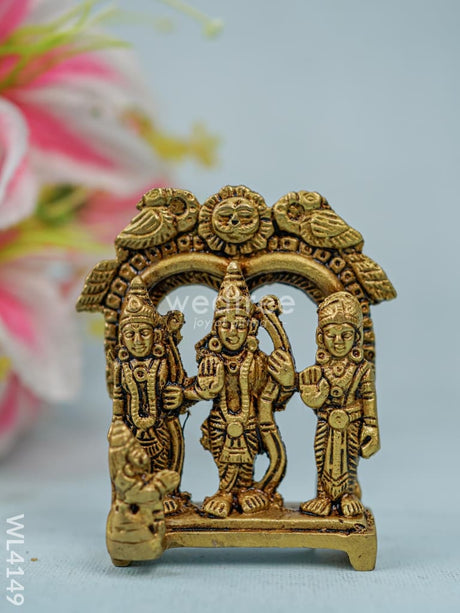 Brass Ram Dharbar In Frame - Wl4149 Figurines