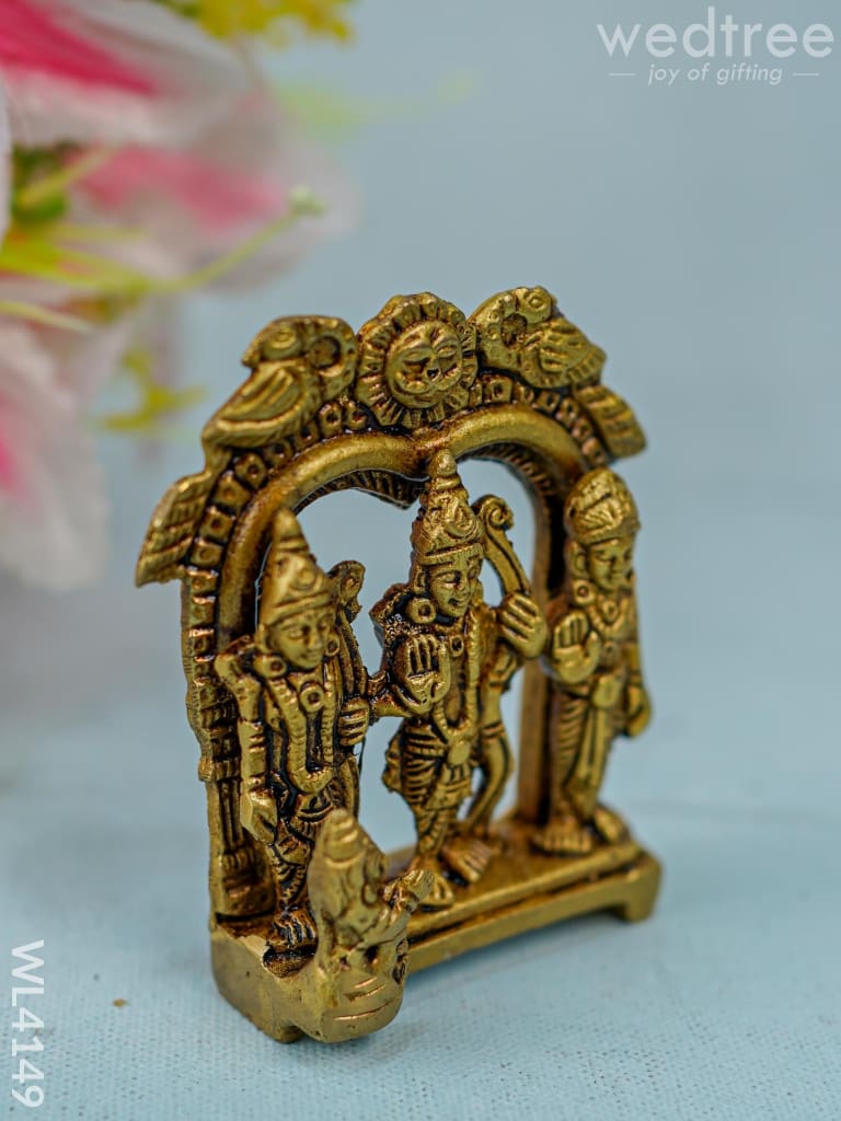 Brass Ram Dharbar In Frame - Wl4149 Figurines