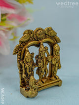 Brass Ram Dharbar In Frame - Wl4149 Figurines